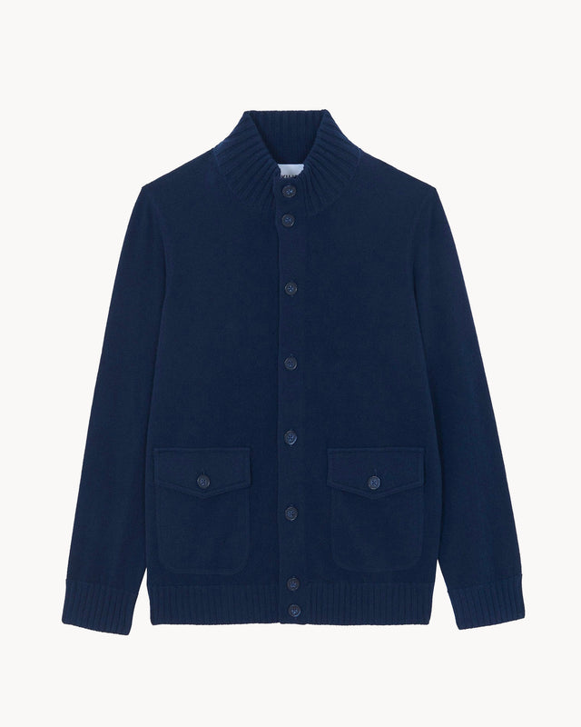 Cardigan Senchi dark navy blue - Image principale
