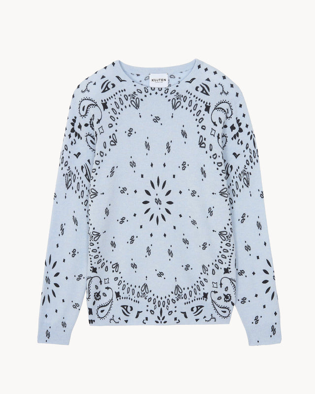 Pull Pitt Bandana bleu jeans clair - Image principale
