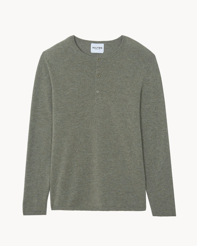 Pull Apollo kaki chiné - Image principale