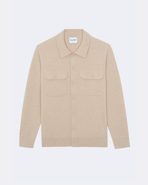 Overshirt Adam Organic Beige - Image 4