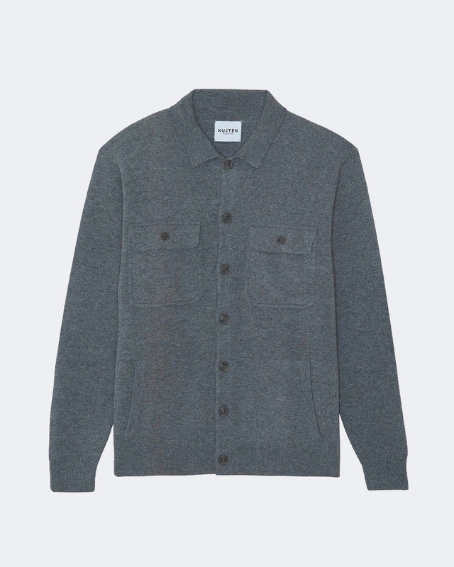 Overshirt Adam Flannel Gray - Image principale