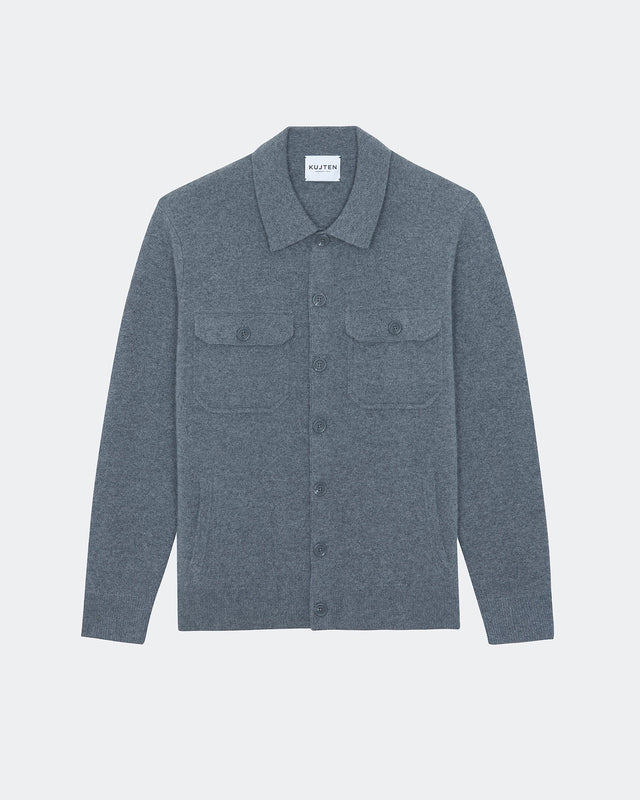 Surchemise Adam gris flanelle - Image principale
