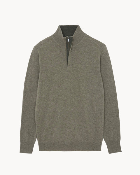 Sweater Finn marl khaki - Image principale