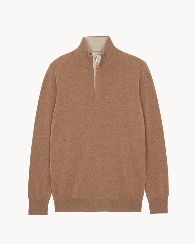 Pull Finn marron camelo - Image principale