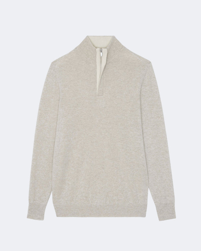 Sweater Finn oats white - Image principale
