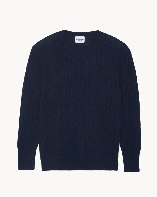 Pull Tomi bleu marine foncé - Image principale