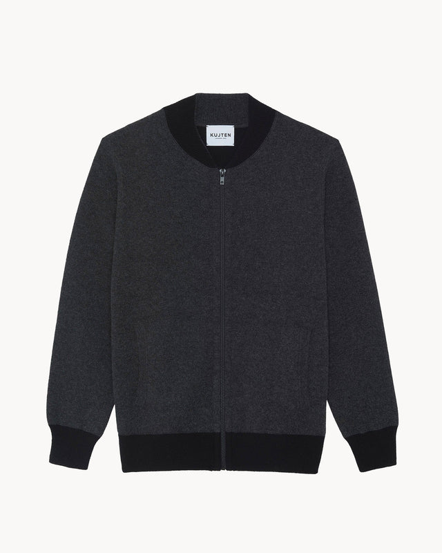 Jacket Fredo charcoal gray - Image principale