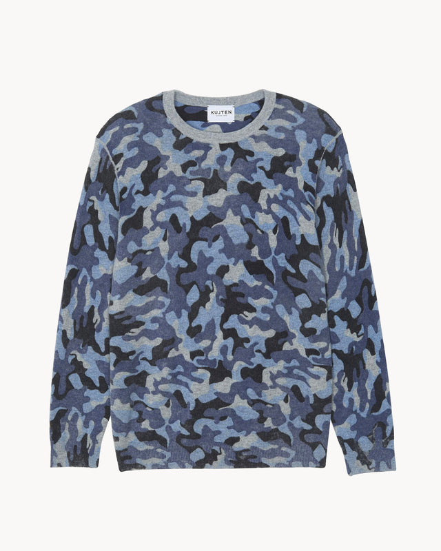 Pull Pitt Camou bleu camou - Image principale