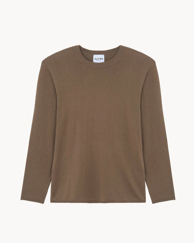 Pull Connie kaki chiné - Image principale