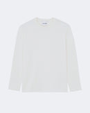 Pull connie tricotage jersey blanc - Kujten packshot