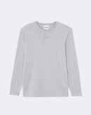 Pull en cachemire & coton gris pour homme - Kujten packshot