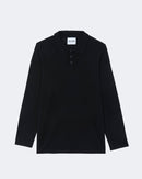 Pull en cachemire & soie noir pour homme - Kujten packshot