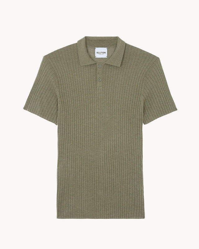 Sweater Gary marl khaki - Image principale