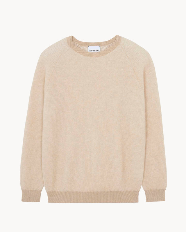 Sweater Doron organic beige - Image principale