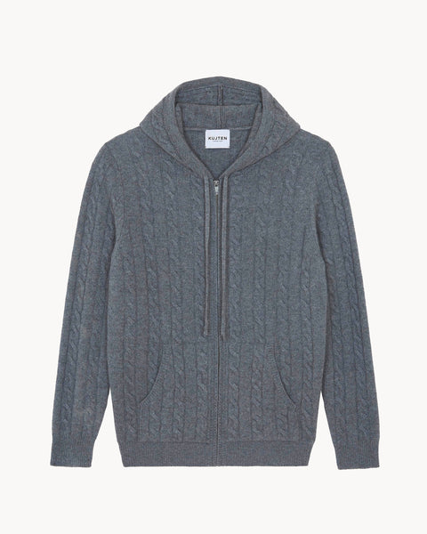 Hoodie Steph flannel gray - Image principale