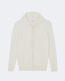 Gilet en cachemire blanc pour homme - Kujten packshot