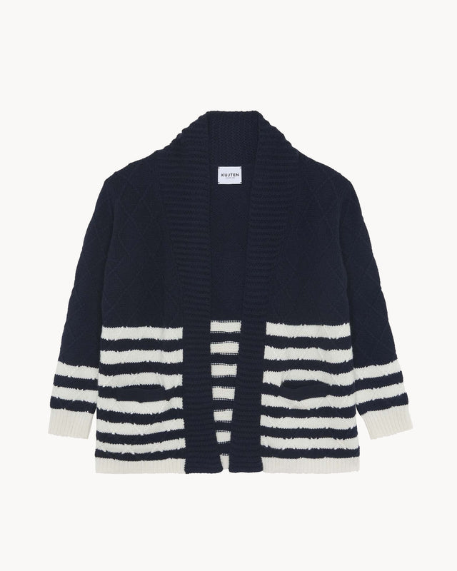 Cardigan Sky dark navy blue - Image principale