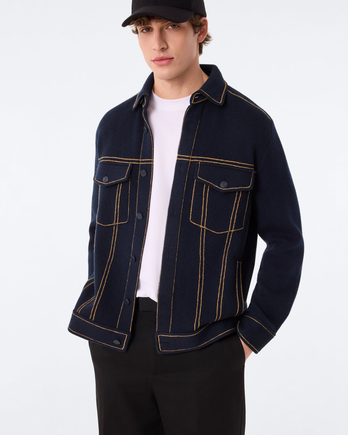 Veste Gael marine bronze