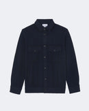 Veste en cachemire bleu pour homme - Kujten packshot