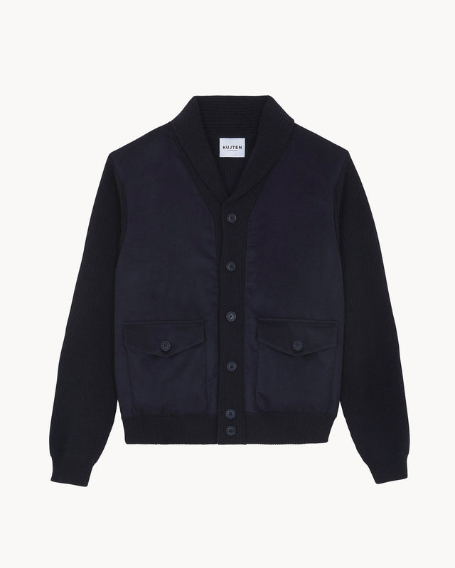 Jacket Gary dark navy blue - Image principale