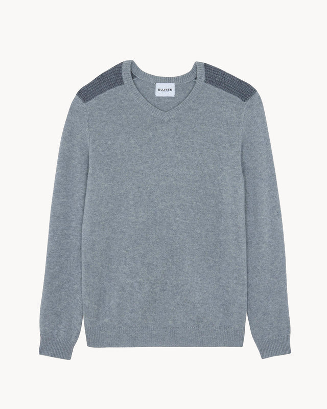 Sweater Jerem marl gray - Image principale