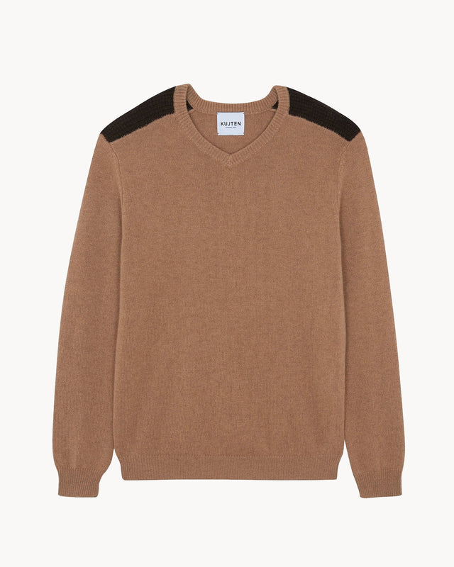 Sweater Jerem camelo brown - Image principale