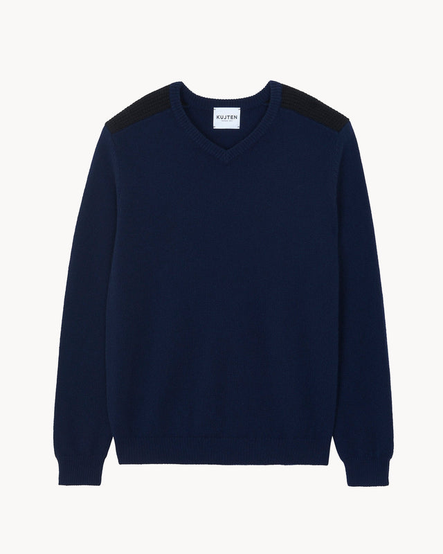 Sweater Jerem navy blue - Image principale