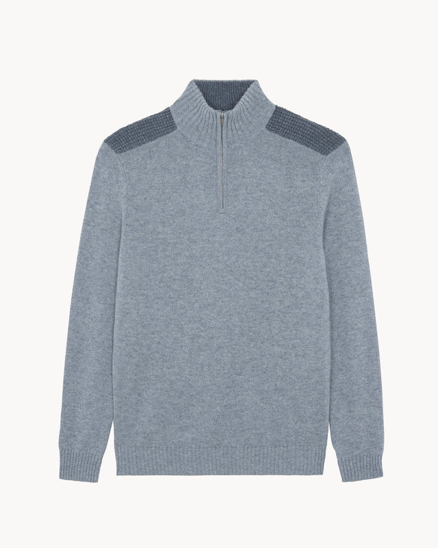 Sweater Theo marl gray - Image principale