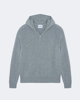 Pull en cachemire gris pour homme - Kujten packshot