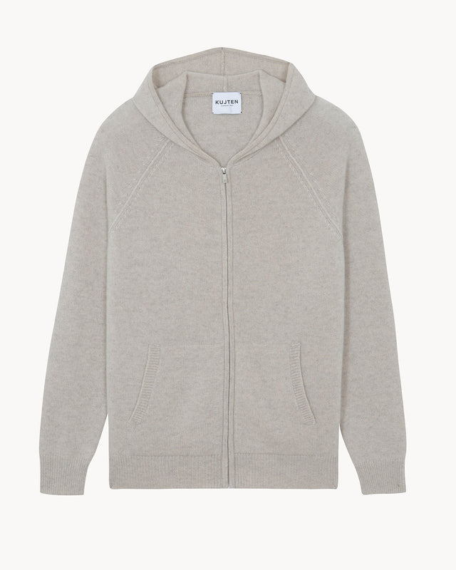 Hoodie Doudy oats white - Image principale