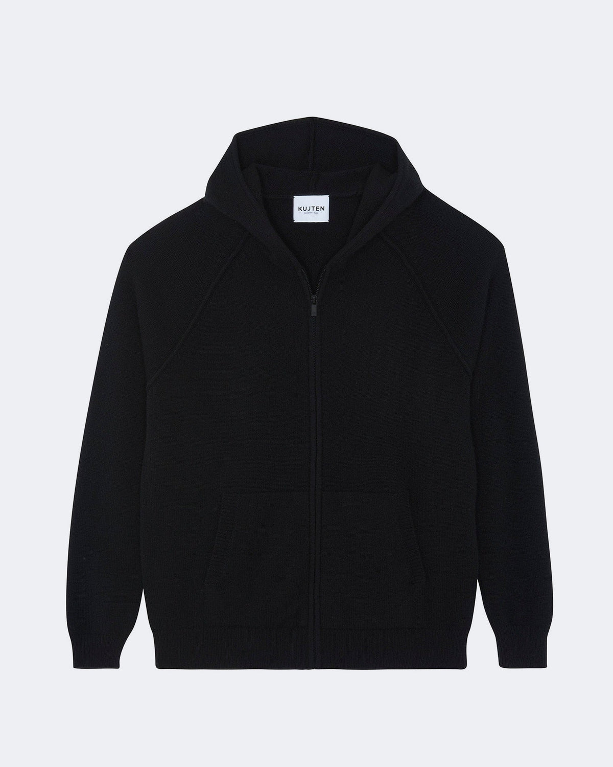 Pull en cachemire noir pour homme - Kujten packshot