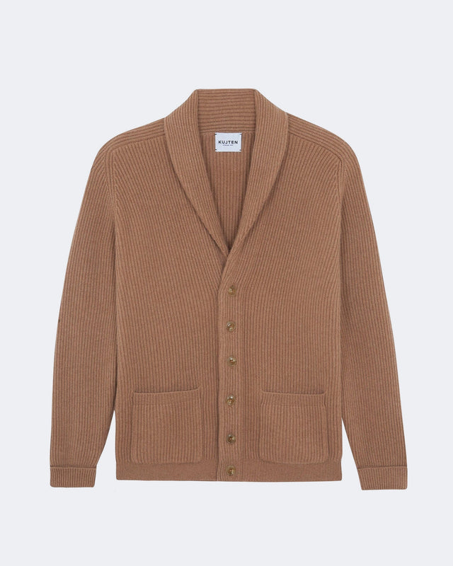 Cardigan Randi marron camelo - Image principale