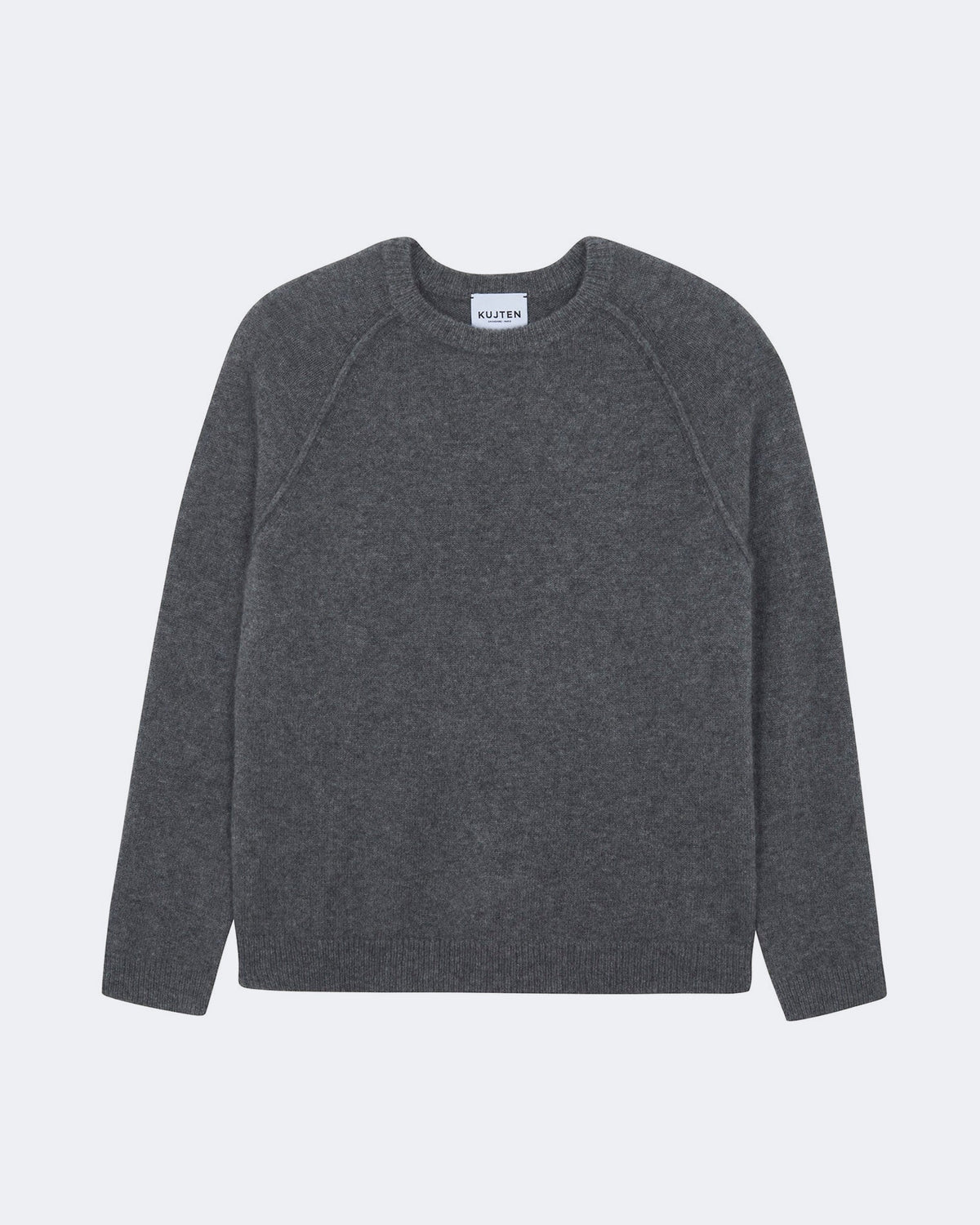Pull en cachemire gris pour homme - Kujten packshot