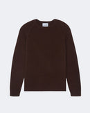Pull en cachemire marron pour homme - Kujten packshot