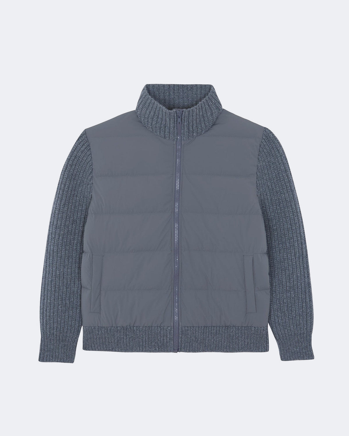 Manteau en cachemire gris pour homme - Kujten packshot