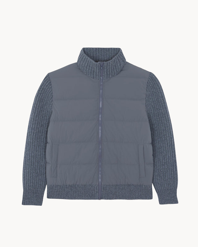 Jacket Eliott flannel gray - Image principale