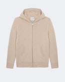 Hoodie en cachemire beige pour homme - Kujten packshot