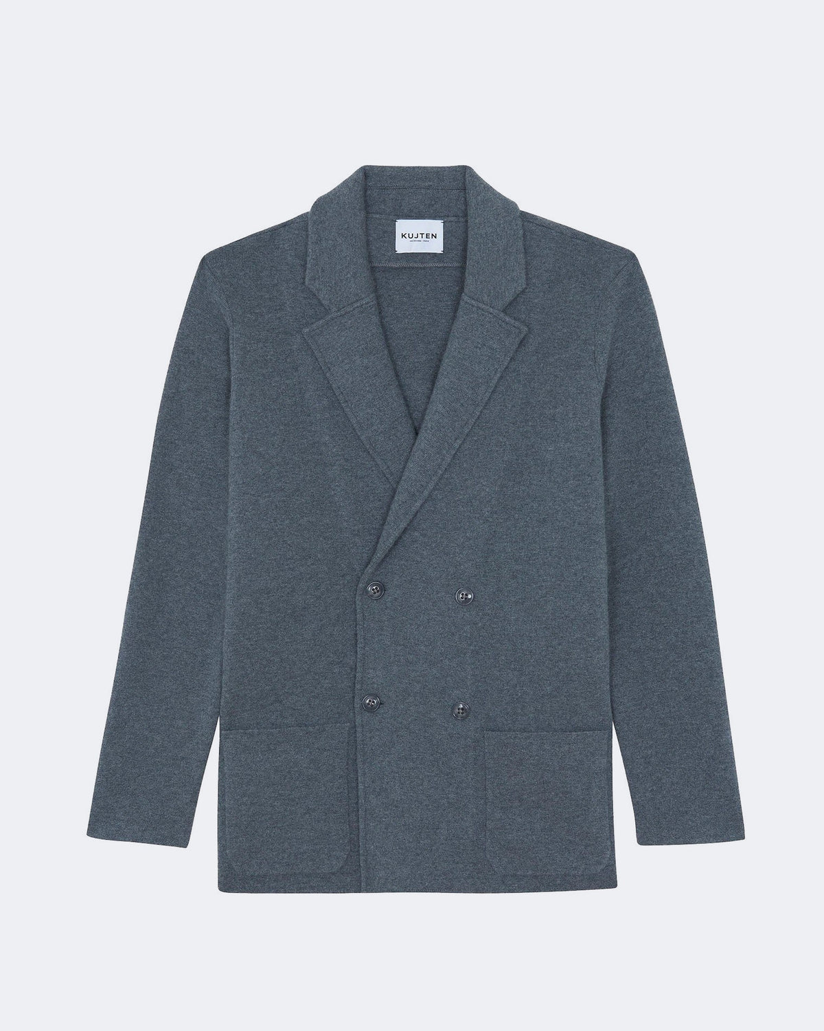 Veste en cachemire gris pour homme - Kujten packshot