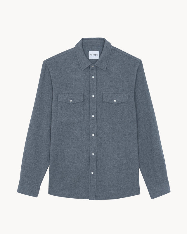 Shirt Timber flannel gray - Image principale