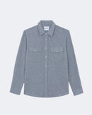Chemise en cachemire gris pour homme - Kujten packshot