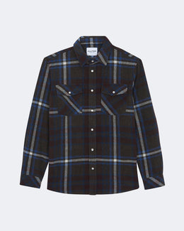 Chemise en cachemire marron pour homme - Kujten packshot
