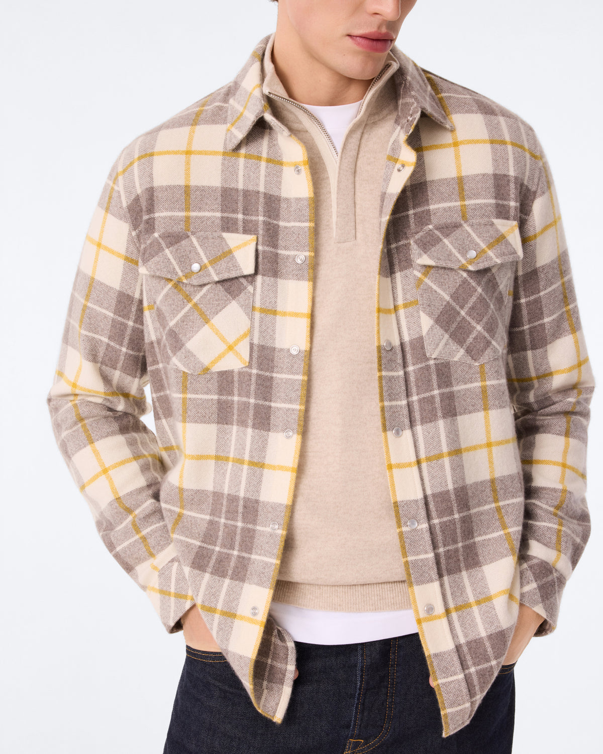 Shirt Timber Square Saffron Taupe