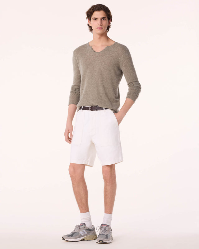 Sweater Anton marl khaki - Image principale