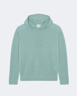 Pull en cachemire vert pour homme - Kujten packshot