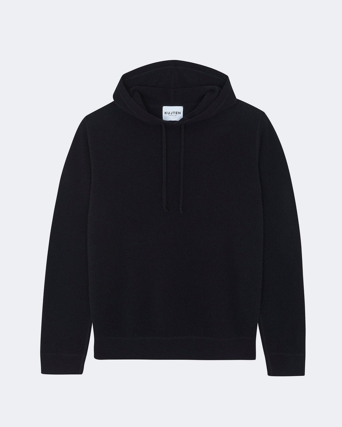 Pull en cachemire noir pour homme - Kujten packshot