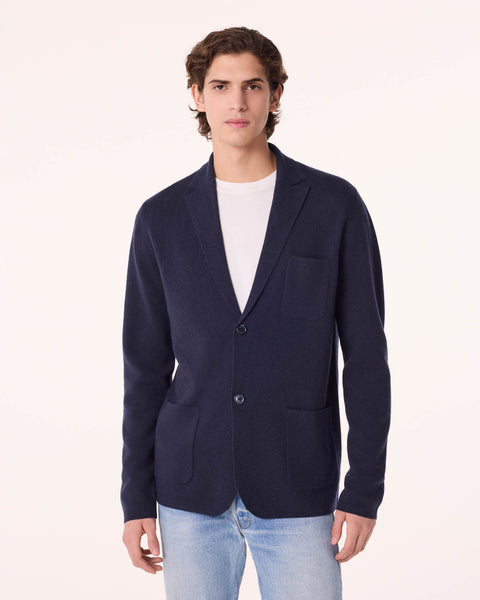Jacket Marcello dark navy blue - Image principale