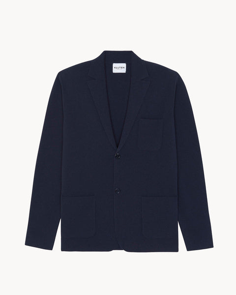 Jacket Marcello dark navy blue - Image principale
