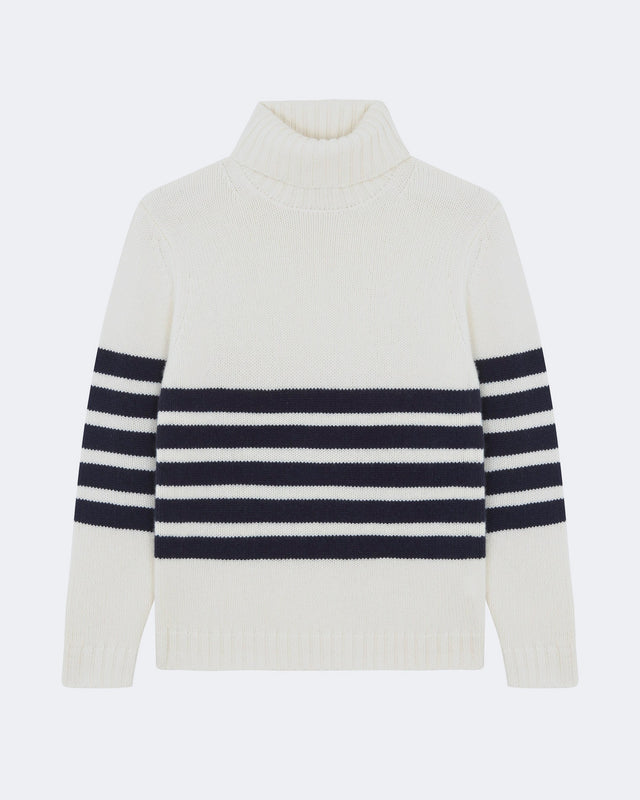 Pull Quentin blanc - Image principale