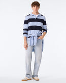 Polo Roy Rayure celestial