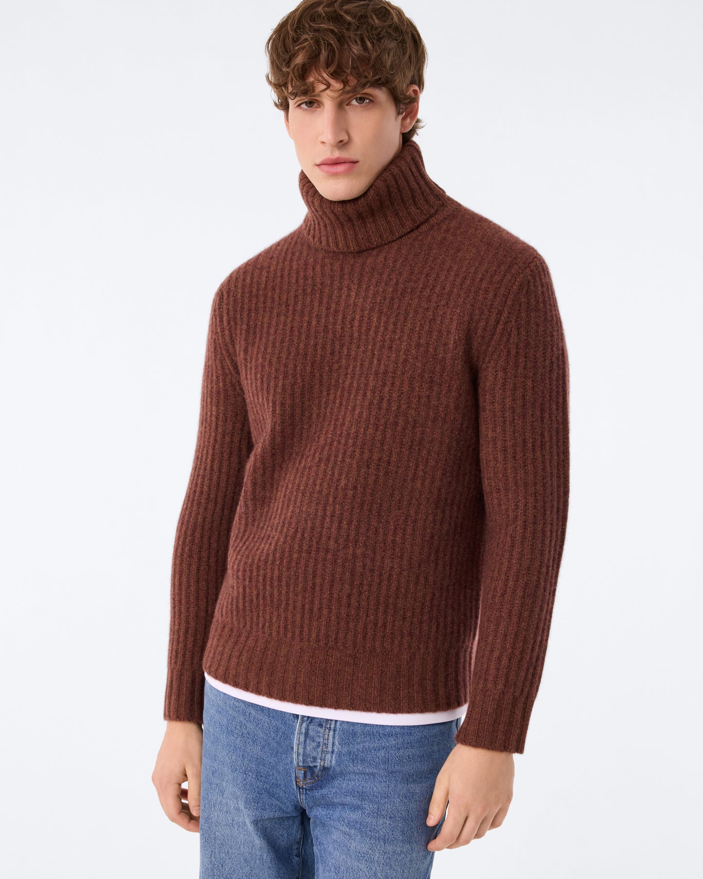 Pull Antho Ribs marron pécan